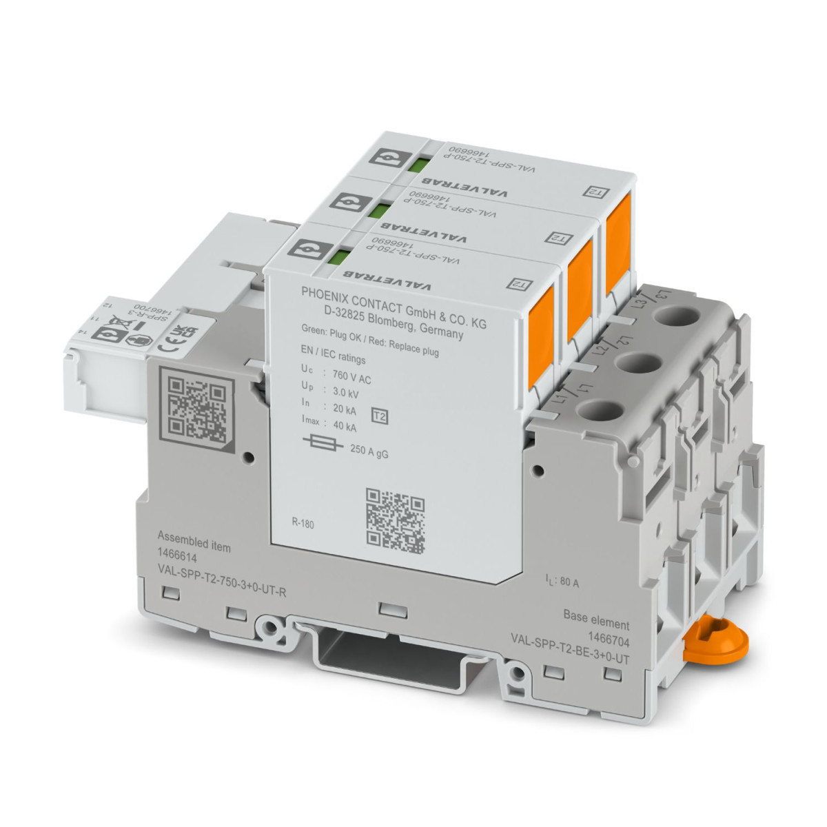 Phoenix Contact Val-SPP-T2-750-3+0-ut-R