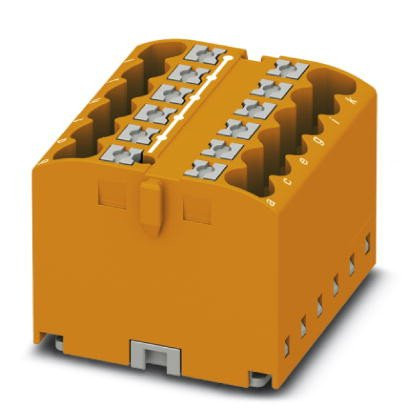Phoenix Contact ptfix verbindingsrijgklem 0,14-4MM² eendr. 0,14-2,5MM² meerdr. oranje