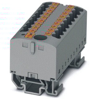 Phoenix Contact ptfix verbindingsrijgklem 0,14-4MM² eendr. 0,14-2,5MM² meerdr. bruin