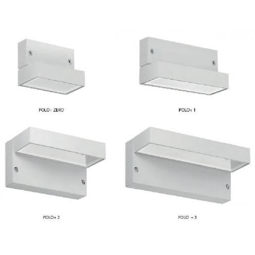 Pil Polo led buitenarmatuur 4000K 673LM 86x199mm >80° - extreem breedstralend steekklem wit