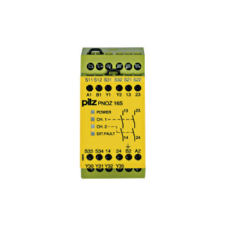 Pilz PNOZ X Pnoz 16S 110vac 24VDC 2N/O 2so