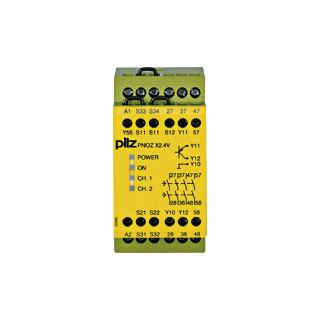 Pilz PNOZ x Pnoz X2.4V 1/24VDC 4N/O 1so fix