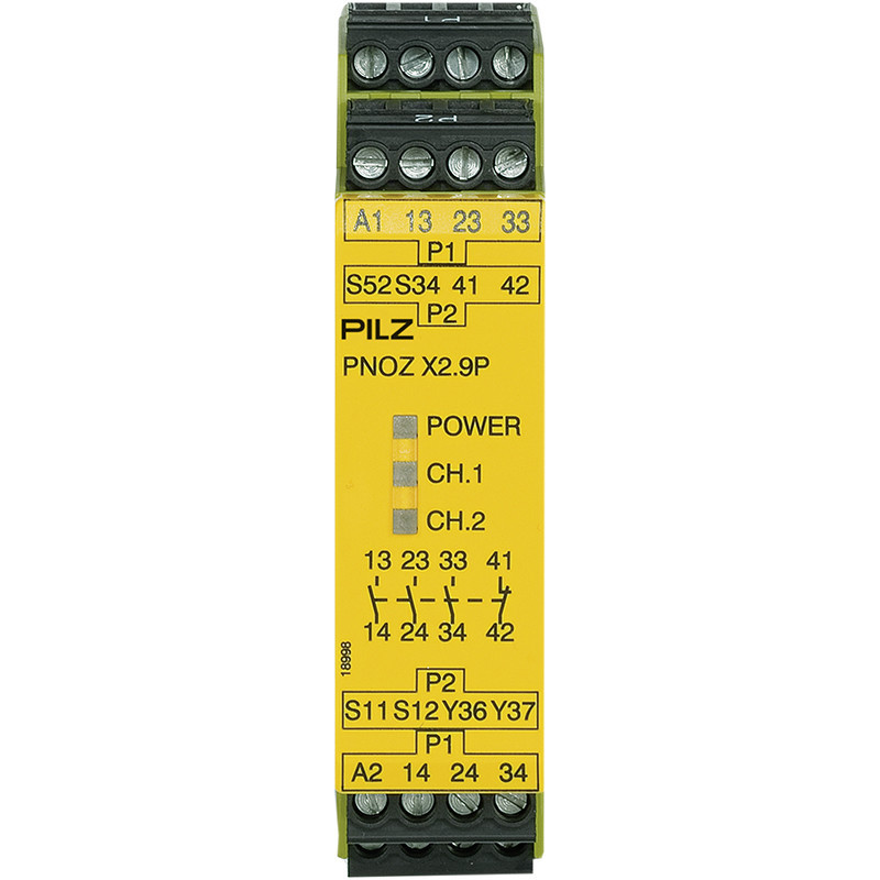 Pilz PNOZ x Pnoz X2.9P 24VDC 3N/O 1N/C