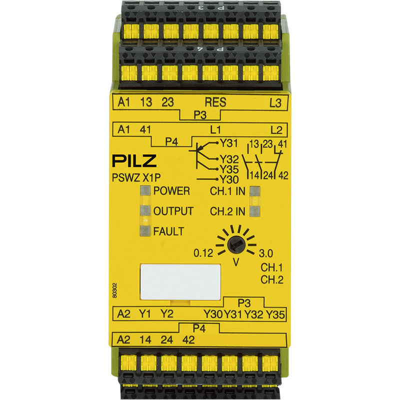 Pilz PNOZ X PSWZ X1P C 3V/24-240vacdc 2N/O 1N/c2so
