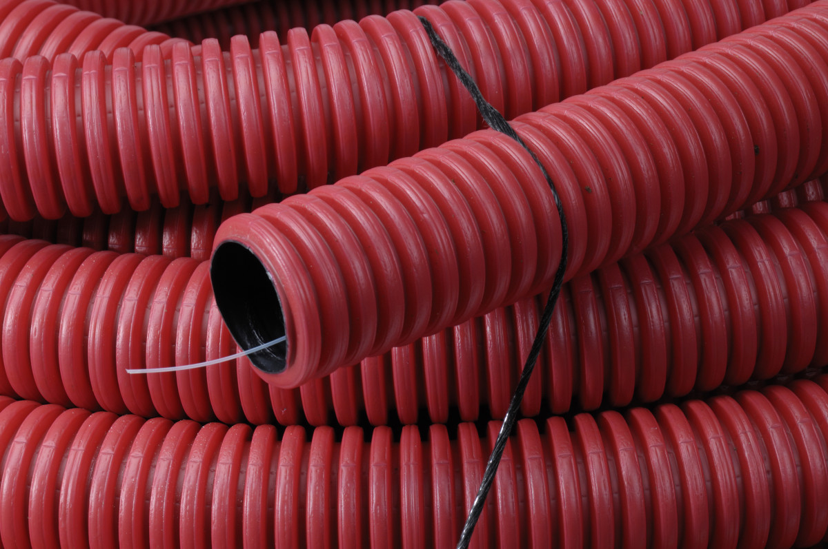 Pipelife Kabelflex Pe Buis DN 50 50M rood Pipelife Kabelflex Pe Buis DN 50 50M rood