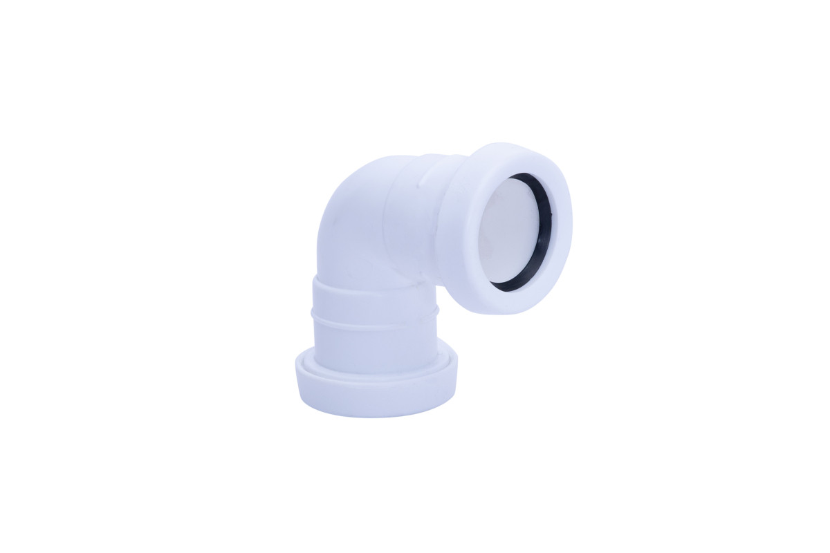 Pipelife PP BOCHT 40 90GR 2XM WIT