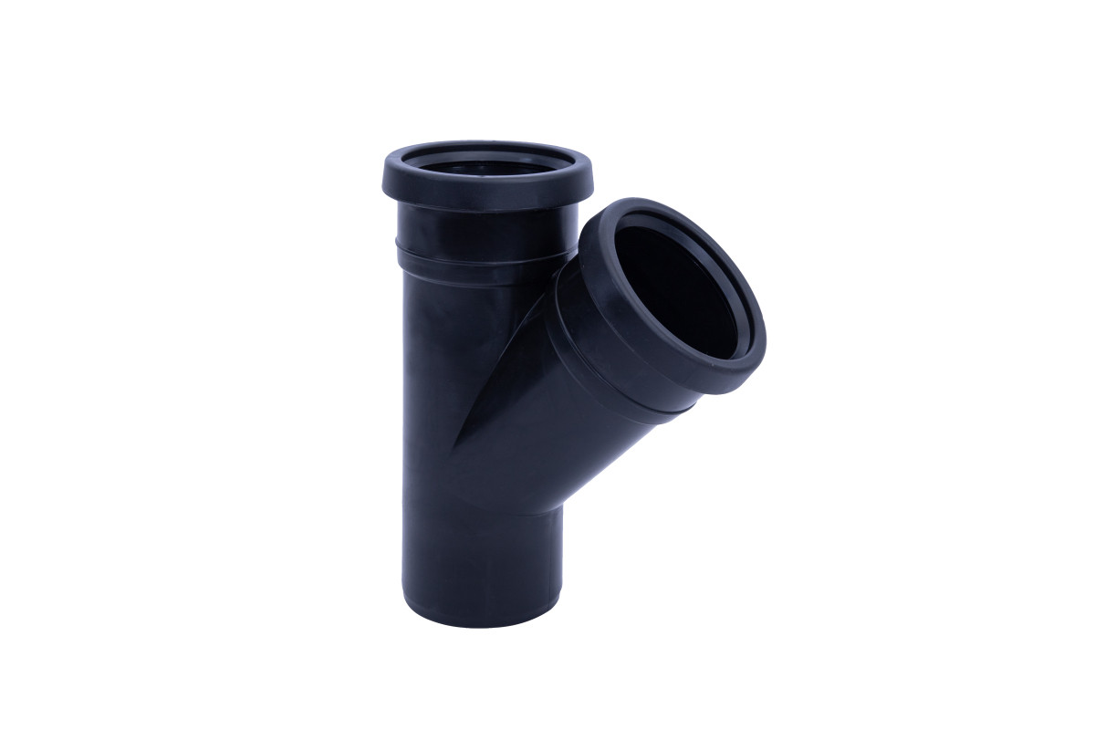 Pipelife PP T-ST 125 45GR  ZW