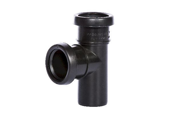Pipelife PP T-ST 125 90GR 2XMS ZW