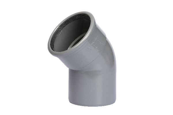 Pipelife PVC BOCHT 45 MOF/SPIE 160