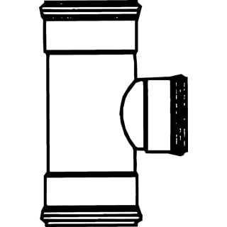 Pipelife T-STUK 3X MF 90GR 125X50