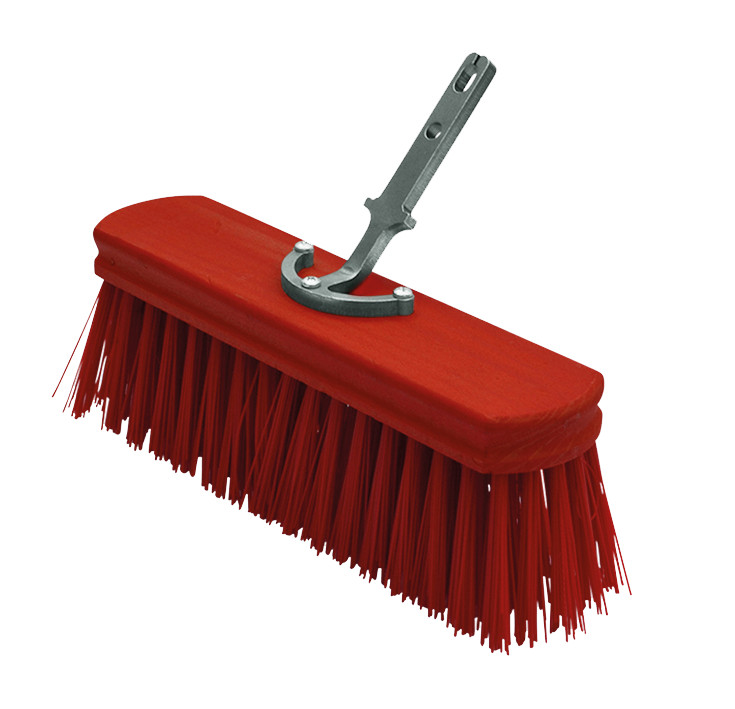 Polet Schoonmaakmiddelen Click-pro straatbezem 30CM PVC rood