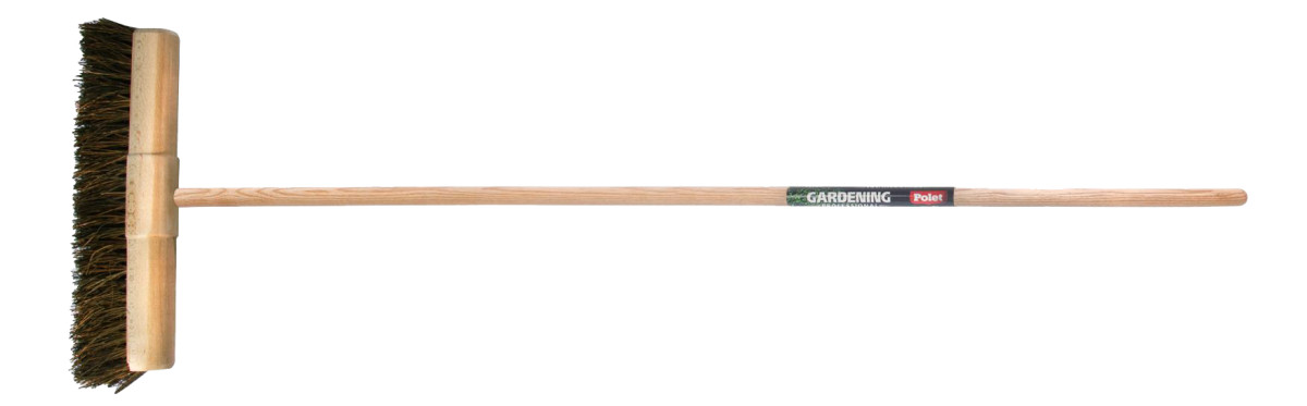 Polet Schoonmaakmiddelen Gemeentebezem 45CM sherbro met essen steel 150CM