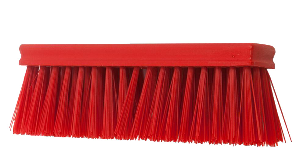 Polet Schoonmaakmiddelen Straatbezem 30CM PVC rood