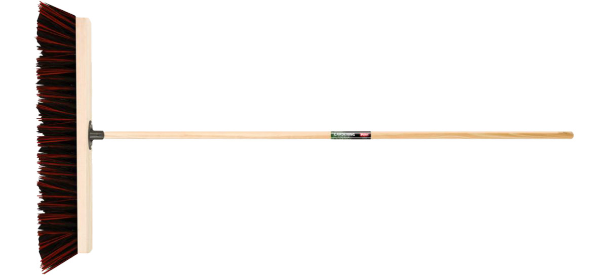 Polet Schoonmaakmiddelen Zaalbezem 60CM arenga/elaston 6R met steel 140CM