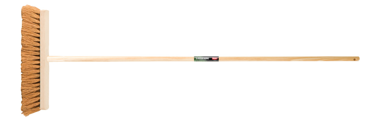 Polet Schoonmaakmiddelen Zaalveger 40CM kokos 7R met steel 140CM