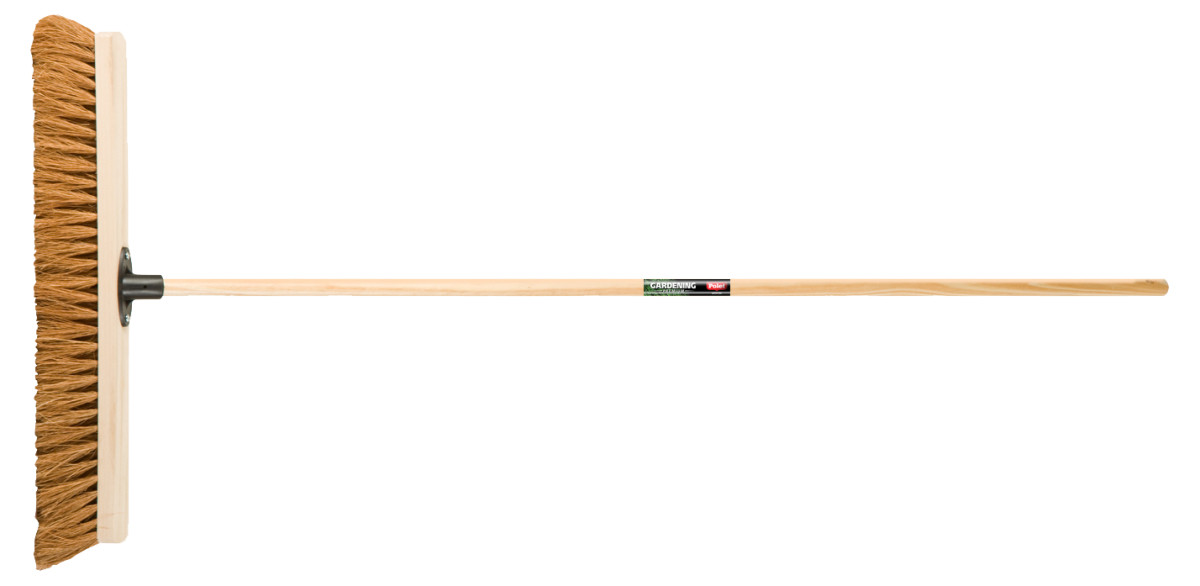 Polet Schoonmaakmiddelen Zaalveger 60CM kokos 7R met steel 140CM