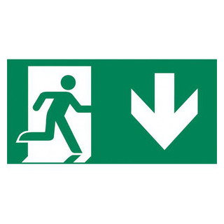 Macbright Pollux 2 pictogram D man pijl beneden