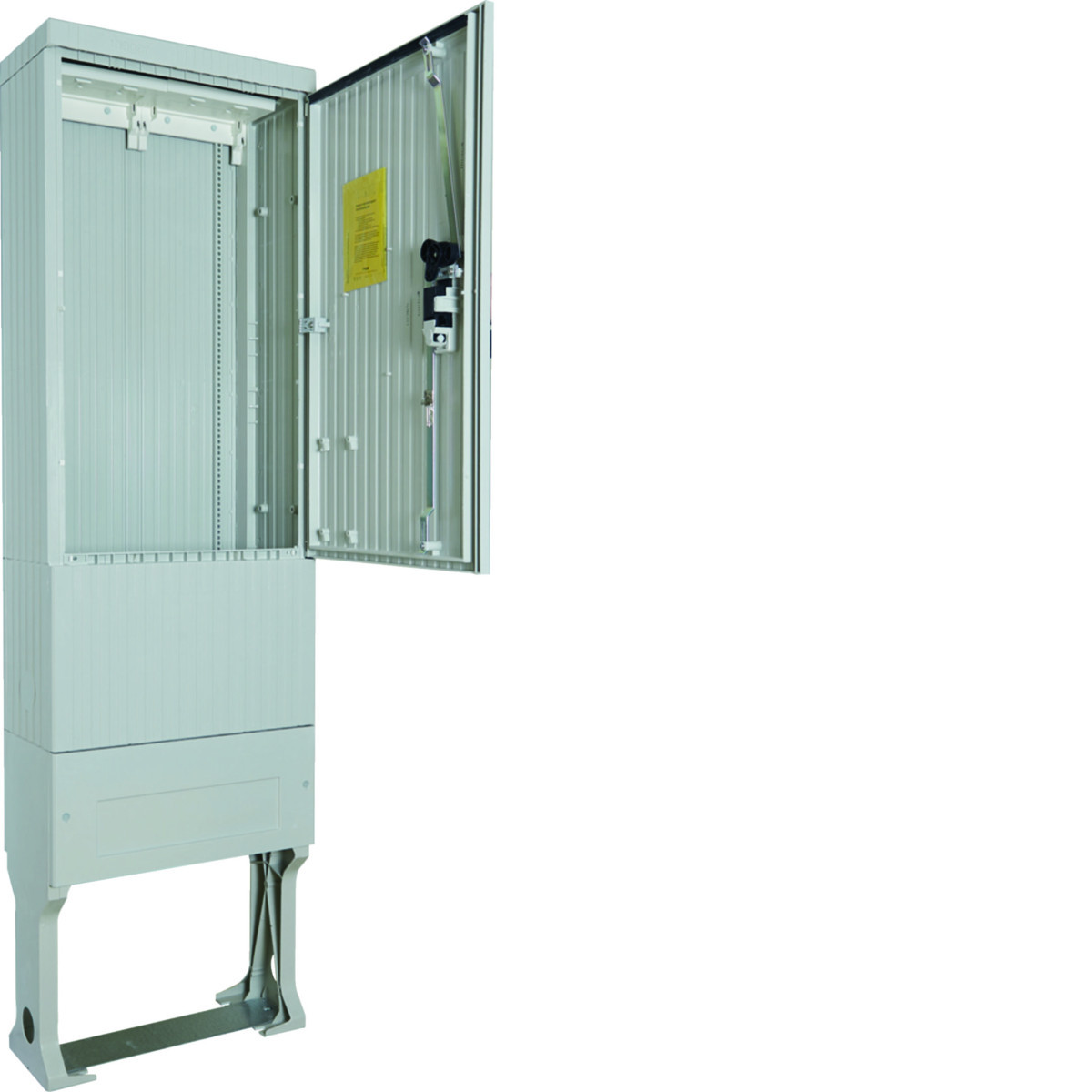 Hager Buitenopstellingskast Polyester Verdeelzuil, GR. 205, univers N, met sokkel, 2010x583x277 MM