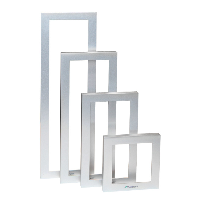 Powercom/Ikall frame - 3 modulen aluminium