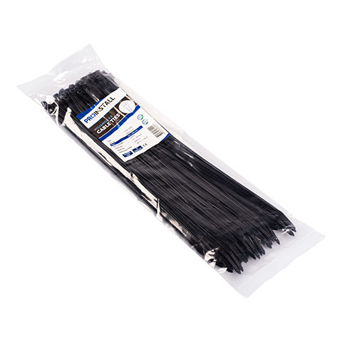 Pro-Install Kabelbinder Volledig Kunststof - CT76-370B nylon kabelbinder zwart