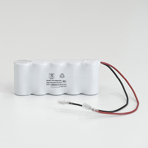 Pro-Install Noodverlichting Packs Accupack C-cel 6.0V 2.5ah nicd