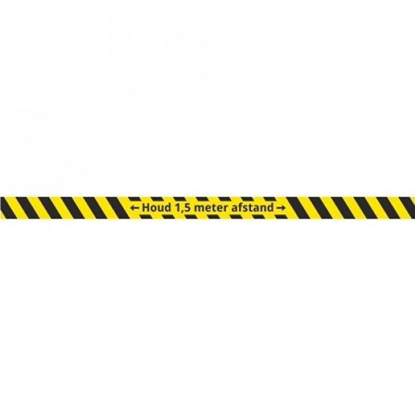 Pro-Install Pictogrammen - pictogram - covid-19 stroken anti-slip GL/ZW 1000x50mm