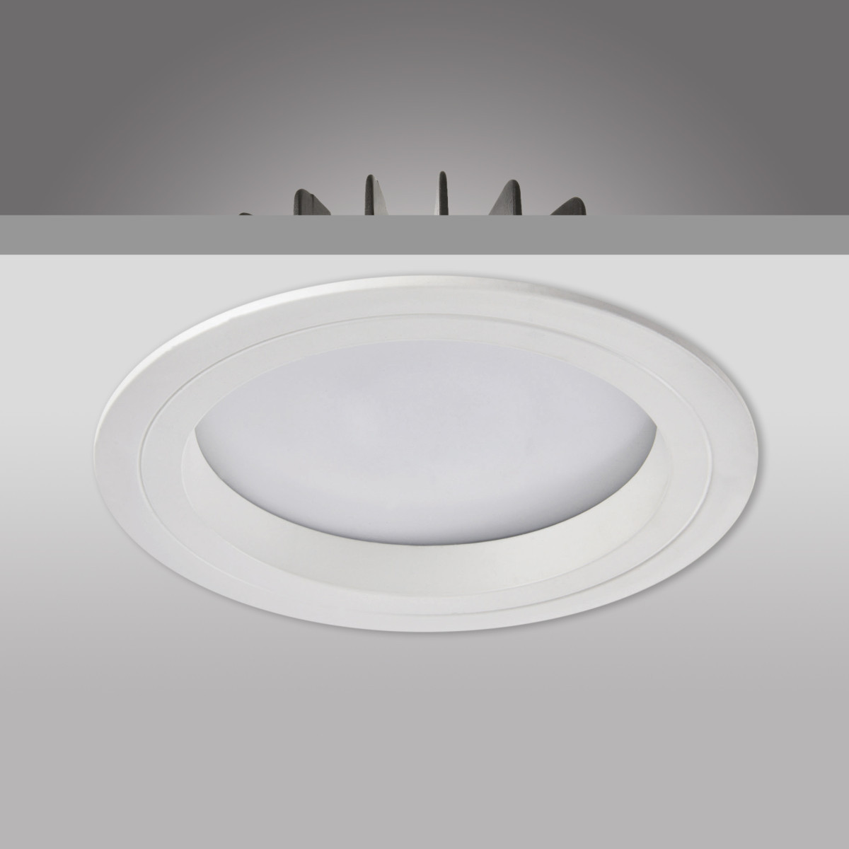 Prolumia LED Downlight (algemeen) Led Downlight, 135MM, 13W, zwart, 100 GR, 3000K, vast, sparing 120MM