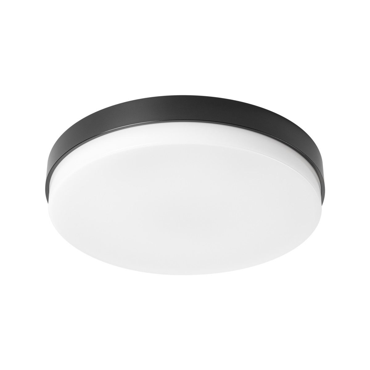 Prolumia Prolumia LED Prodisc III Prodisc Iii, zwart, Ø335, MW sensor, 16,5W, 3000K/4000K schakelbaar