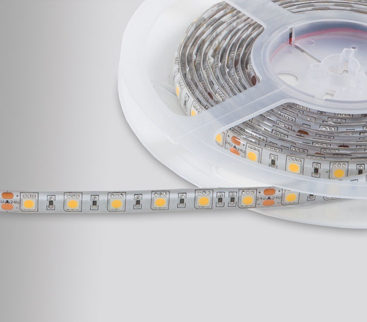 Prolumia LED Strip Silver Led Strip silver ip62, 12VDC, 60led/M; 14,4W/M; 510 LM/M; RGB