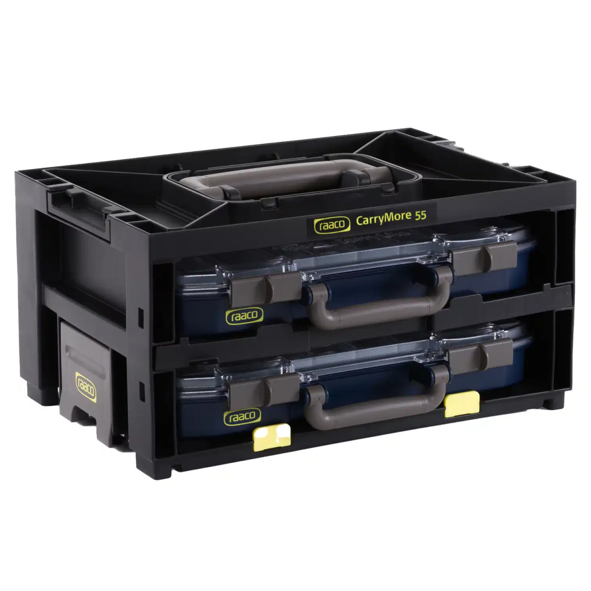 Raaco CarryMore Carrymore 55x2 zwart 2X carrylite 55 4x8-16