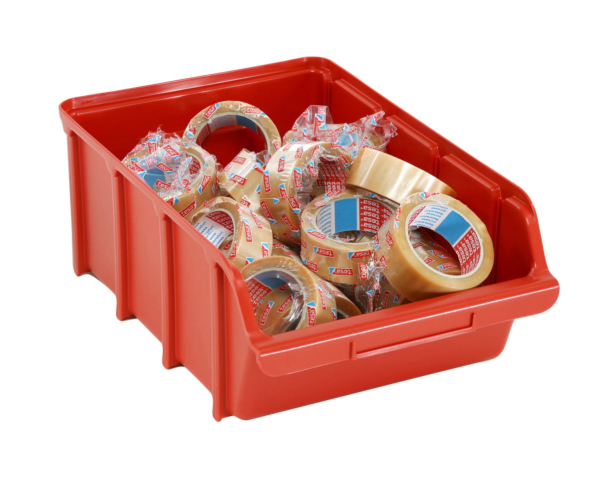 Raaco Magazijnbakken stapelbak 5, rood bin 5