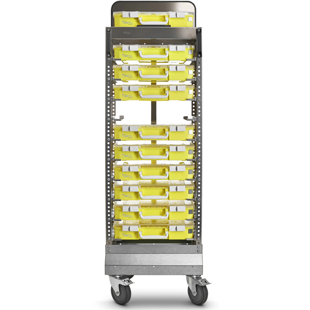 Raaco PROF Trolley, aluminium 4 ZW.W, 1580x490x480mm