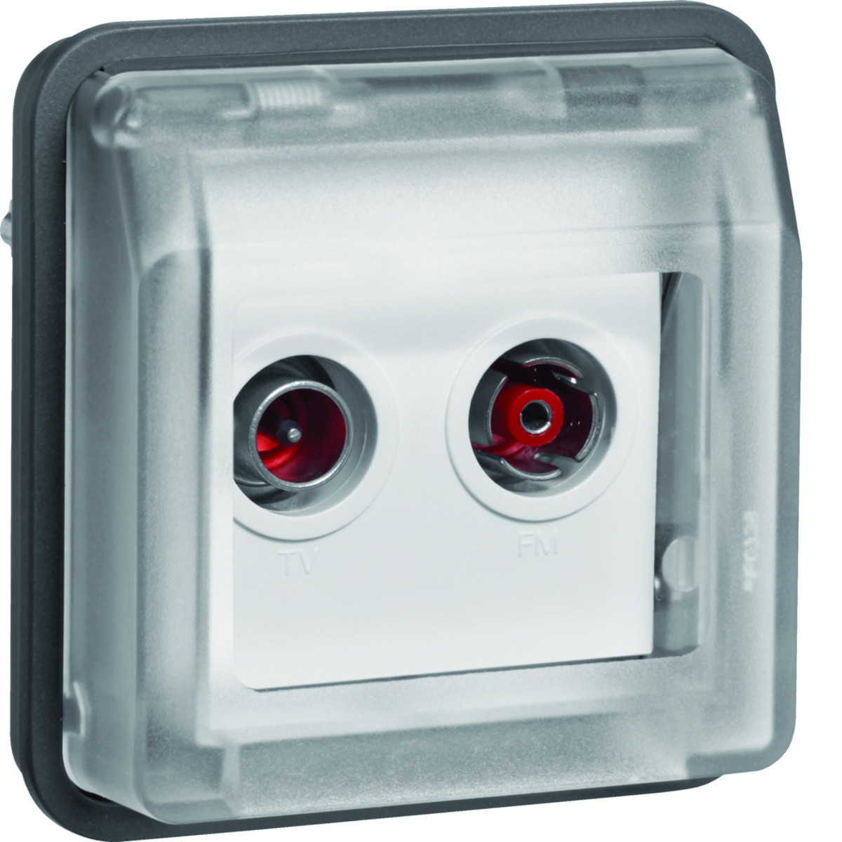 Radio/TV, rijgdoos, W.1, grijs