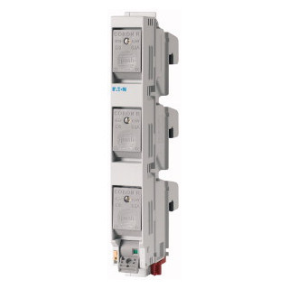 Eaton xEnergy Safety Ci Raillastscheider Met zekeringen, 63a, 400 V, 3P, D02, RM, met patr.sig