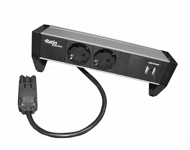 Ratio DT PLUS ZW 2XUSB 2XSCHUKO