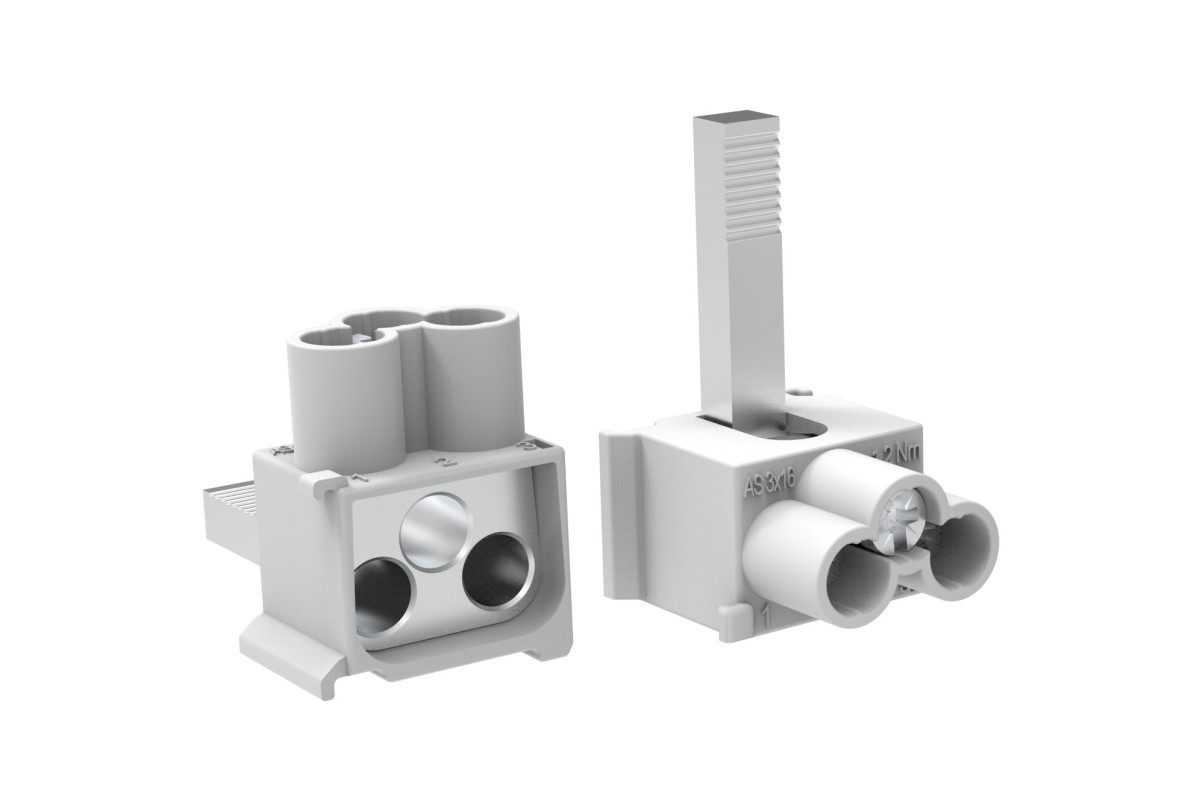 Raycap ProAcc Stiftaansluitklem 3x16mm² voor doorlusbedrading 63a