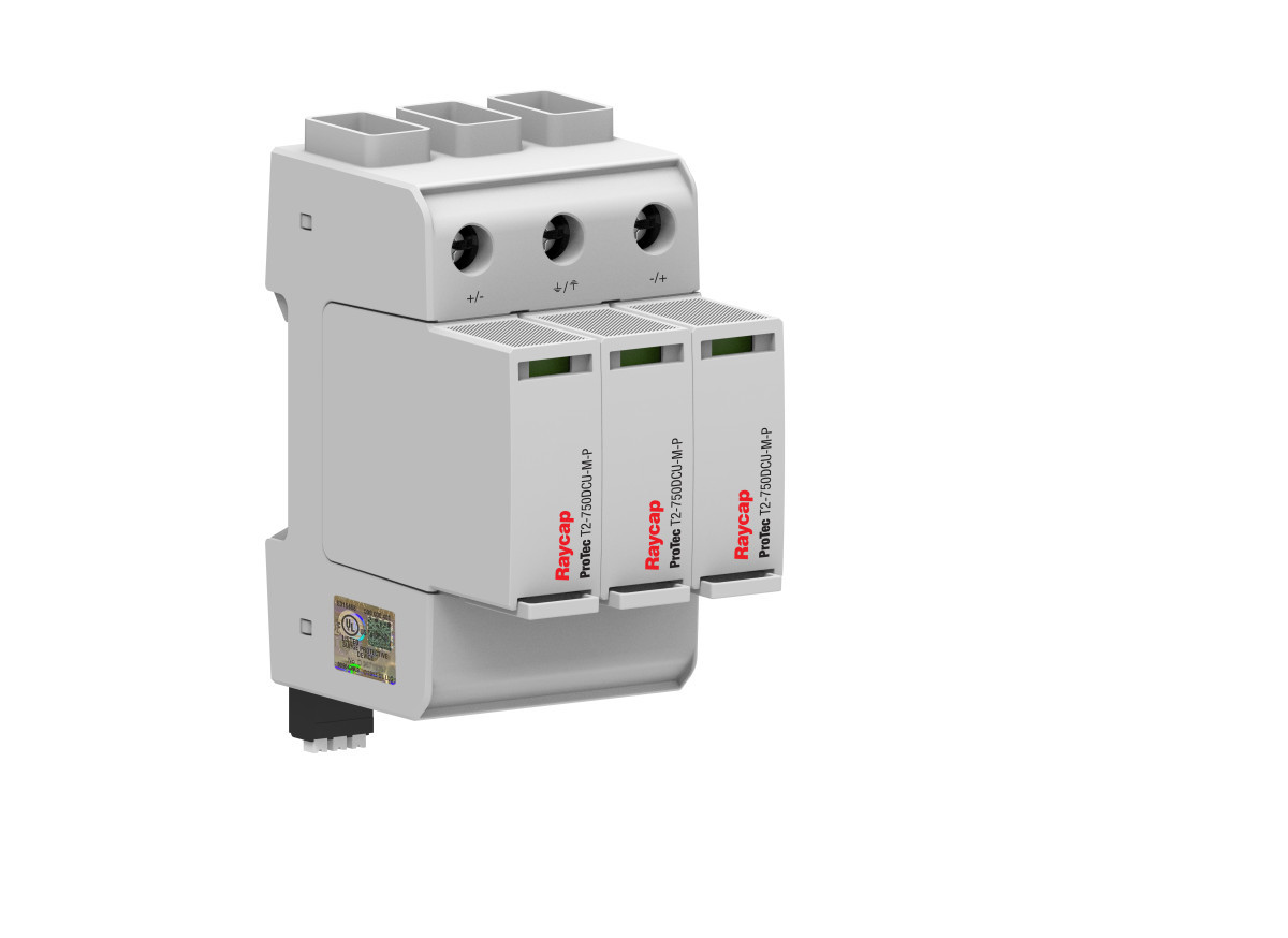 Raycap ProTec DCU Overspanningsbeveiliging Unipolair type 2 1500V DC