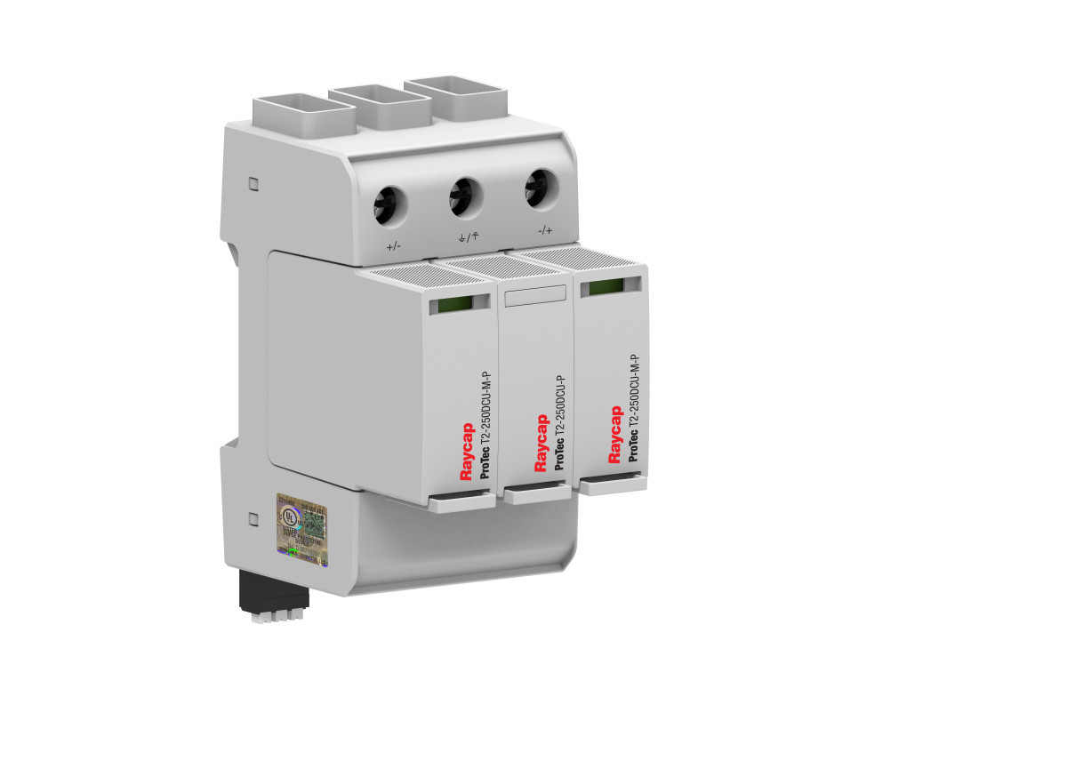Raycap ProTec DCU Overspanningsbeveiliging Unipolair type 2 500V DC
