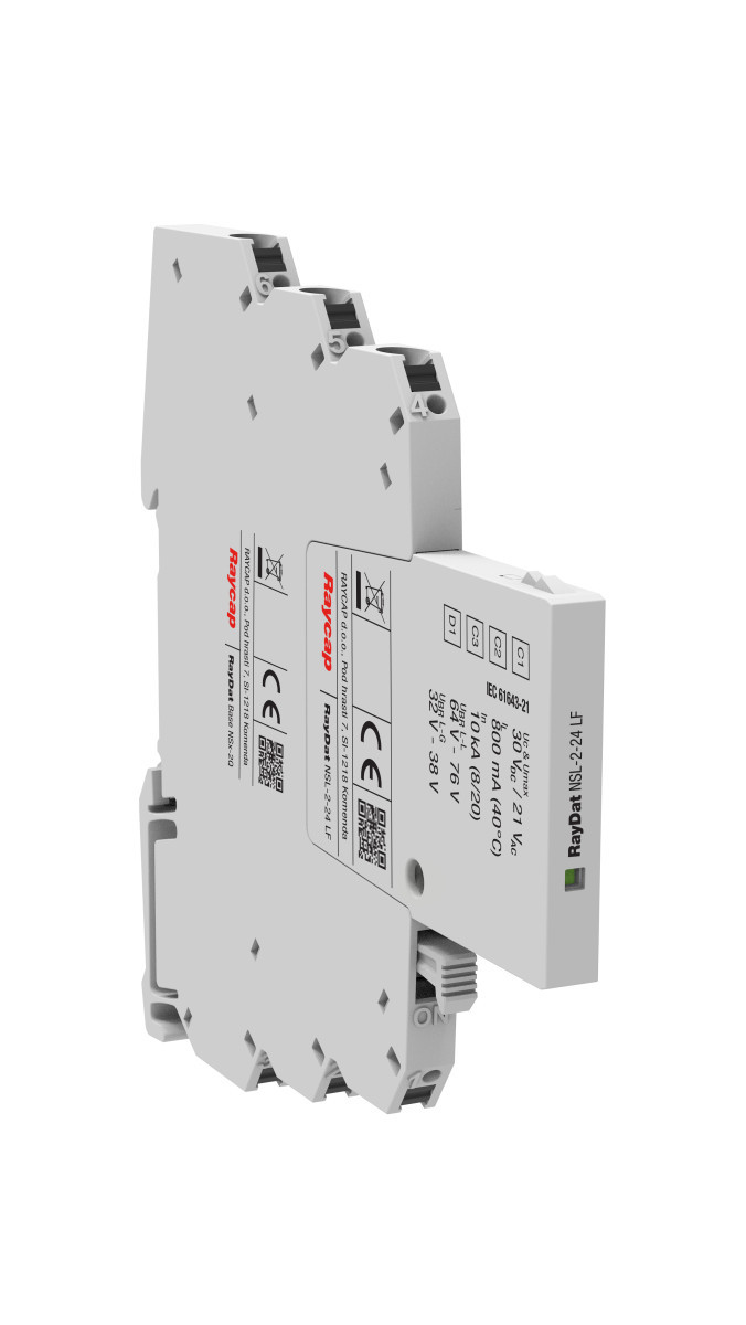 Raycap RayDat NSL LF Dataoverspanningsbeveiliging Signaallijn 24V LF