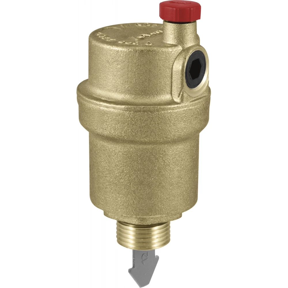 RBM Miniluft automatische ontluchter 1/2" met waterslot