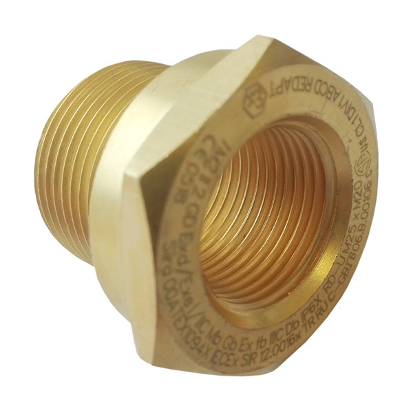 Redapt ATEX reducers Reduceerring Atex, messing 2NPT naar M32