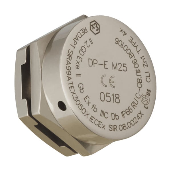 Redapt Exe brass breather drain 10MM M20 nickel plated