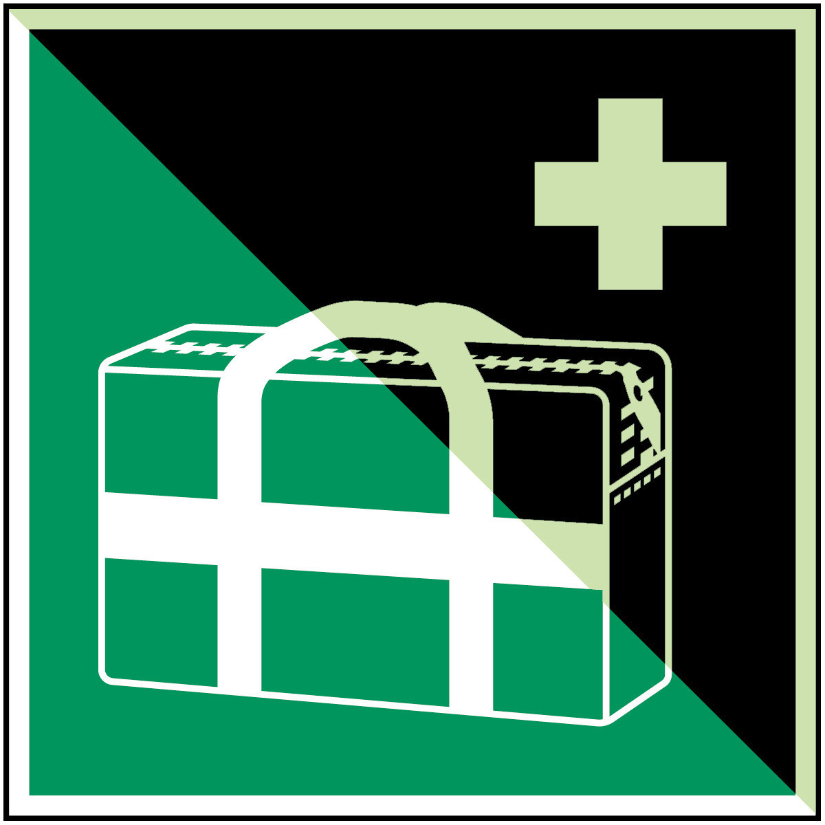 Brady B86HA408B726 Iso-Veiligheidspictogram - medische noodtas