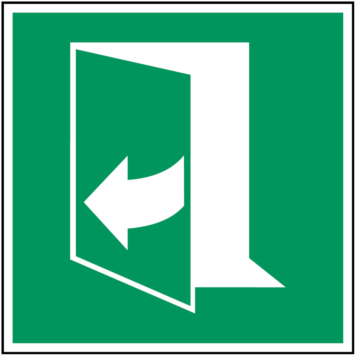 Brady B86HA408B726 Iso-Veiligheidspictogram - trek aan de rechterkant om deur te openen