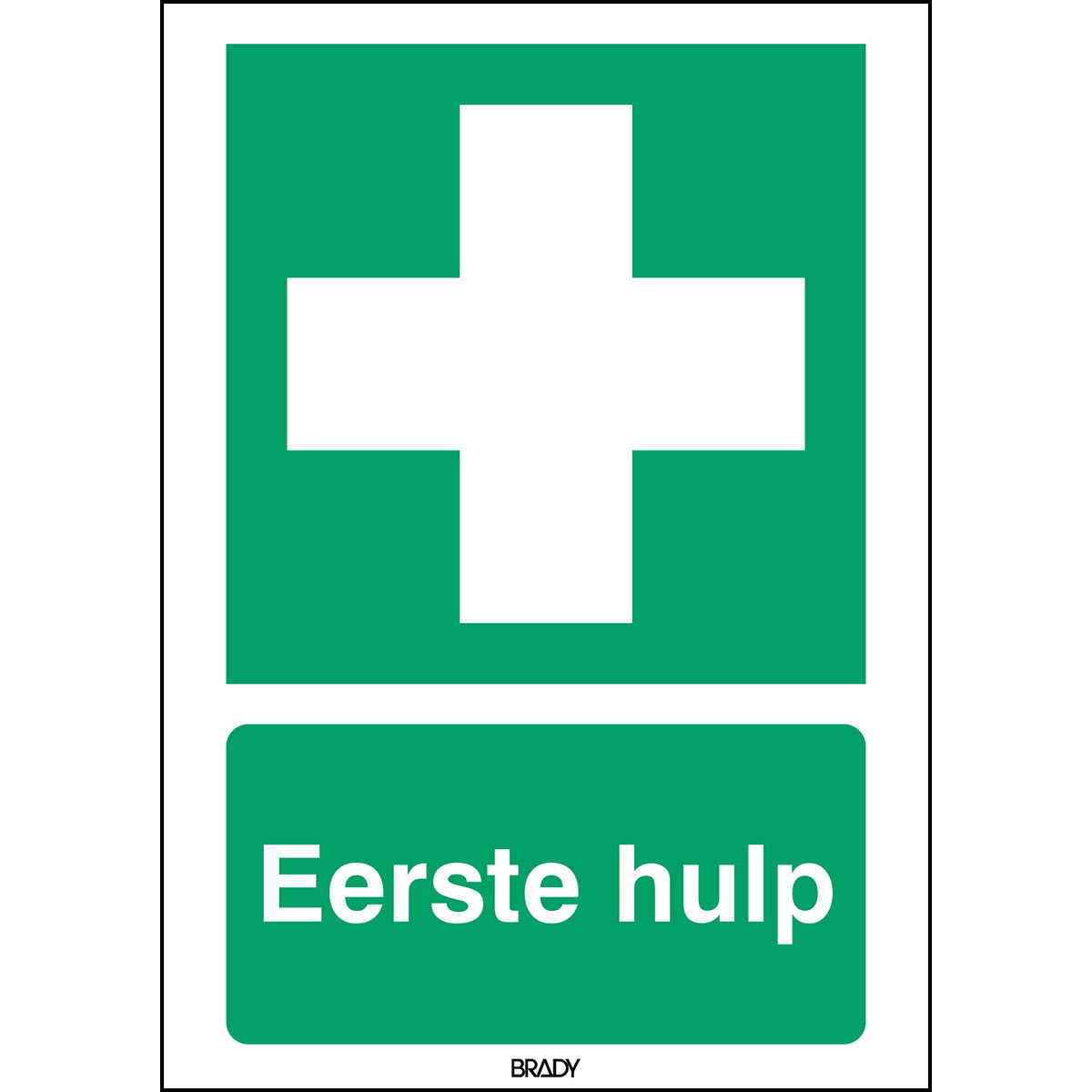 Brady B86HA408B722 Iso-Veiligheidspictogram - eerste hulp