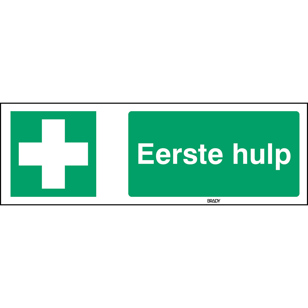 Brady B86HA408B722 Iso-Veiligheidspictogram - eerste hulp