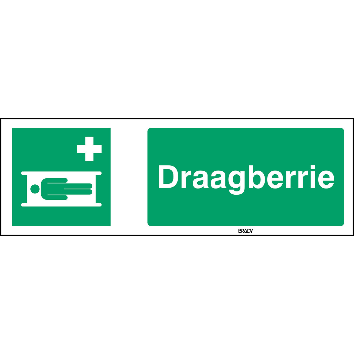 Brady B86HA408B722 Iso-Veiligheidspictogram - draagberrie
