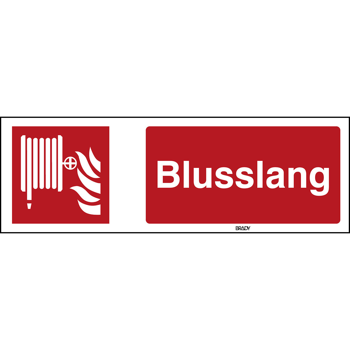 Brady B86HA408B722 Iso-Veiligheidspictogram - blusslang