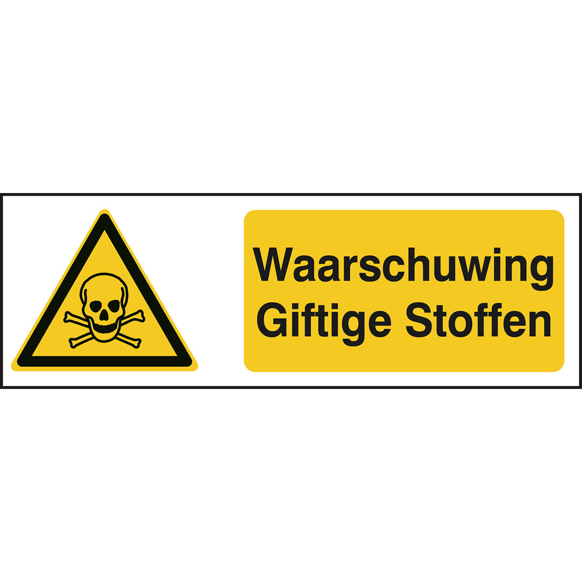 Brady B86HA408B722 Iso-Veiligheidspictogram - waarschuwing - giftige stoffen