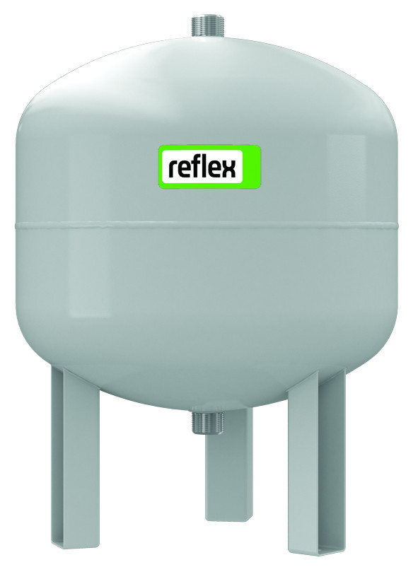 Reflex V buffervat 40 liter 10 bar (max) 110&deg;c 1" grijs